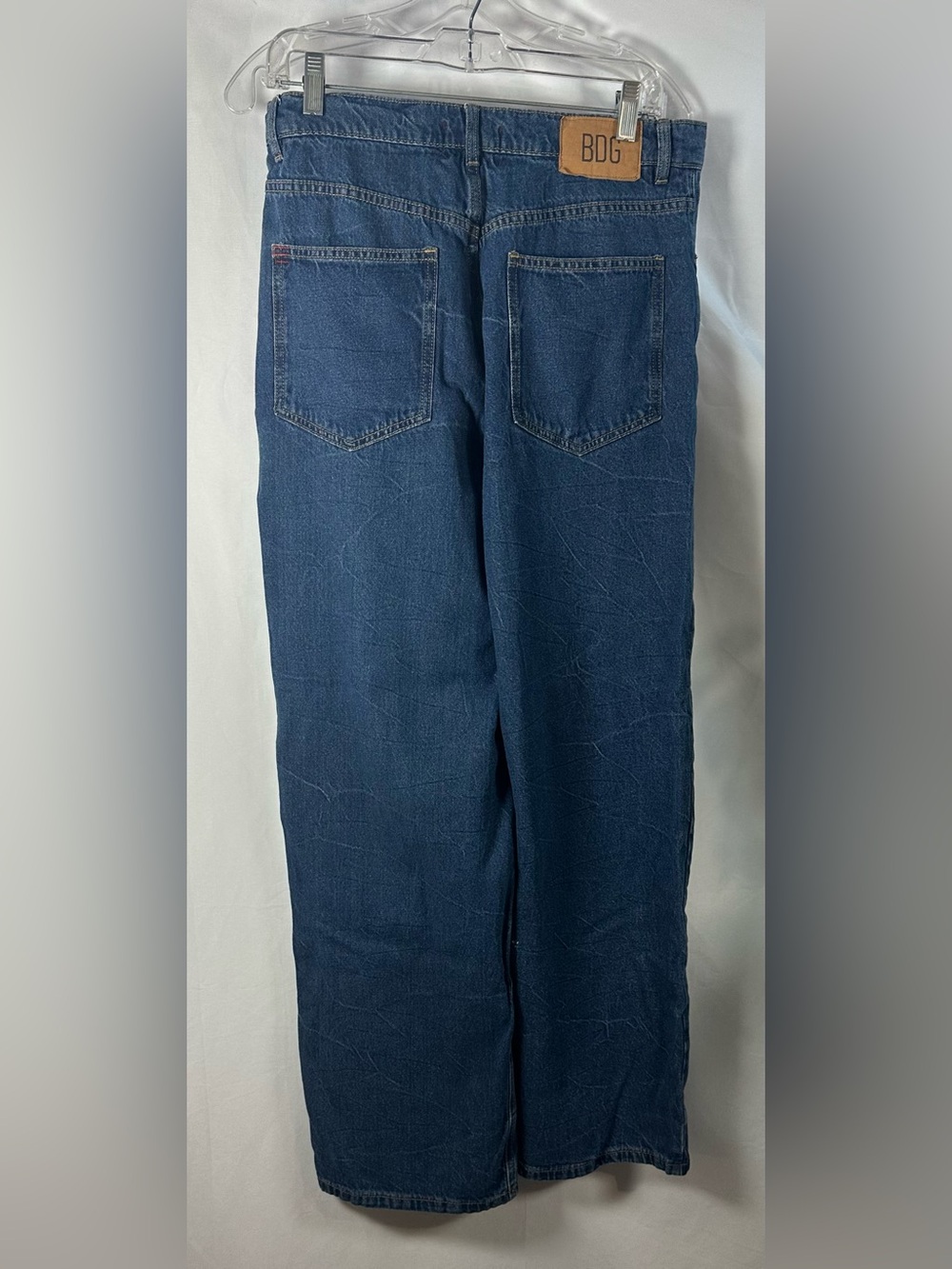 BDG Wide Leg High-Rise Jeans in Blue Denim - Picture 3 of 11